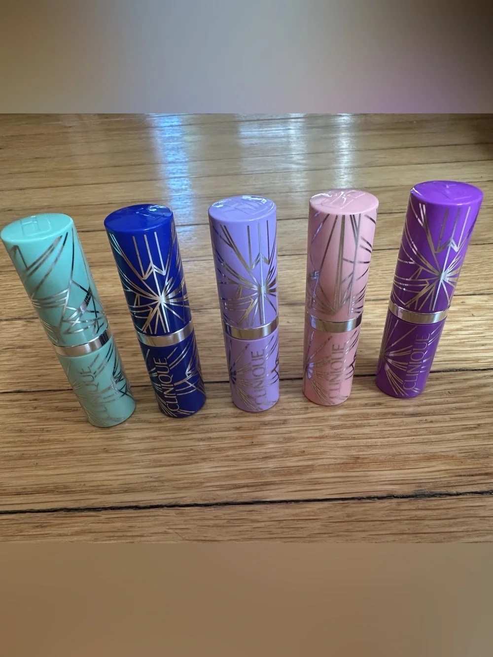 Clinique Mini Lipstick Collection in Red, Pink, Brown, Plum
